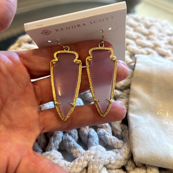 Kendra Scott Skylar lilac and gold - Picture 3 of 4